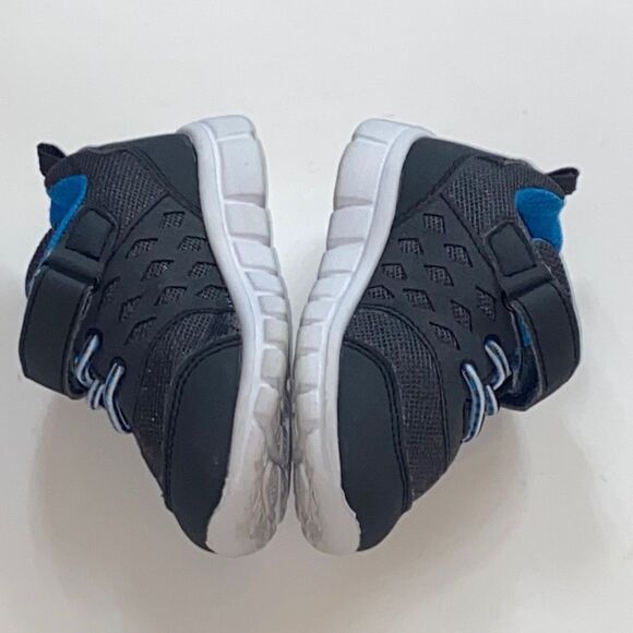 Koala Kids Boy Gray & Blue Shoes Size 7 - Picture 5 of 11